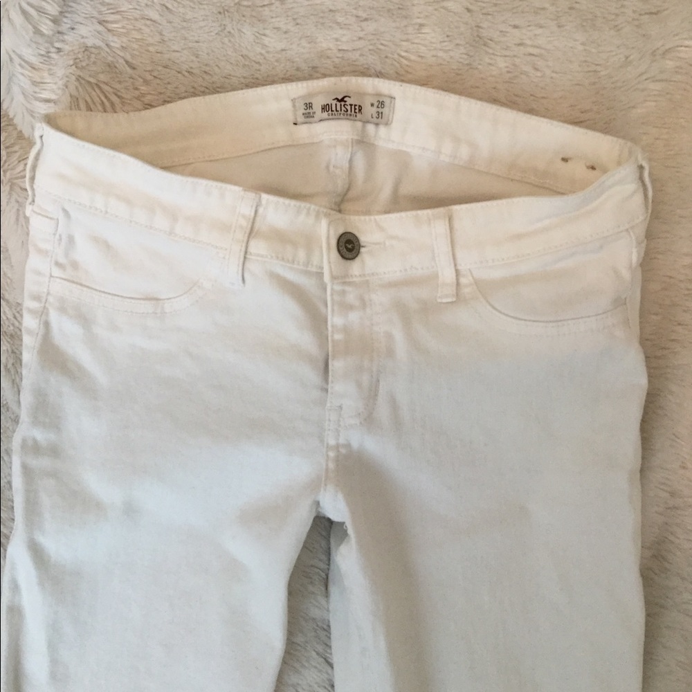 Hollister white denim pants - Picture 5 of 6